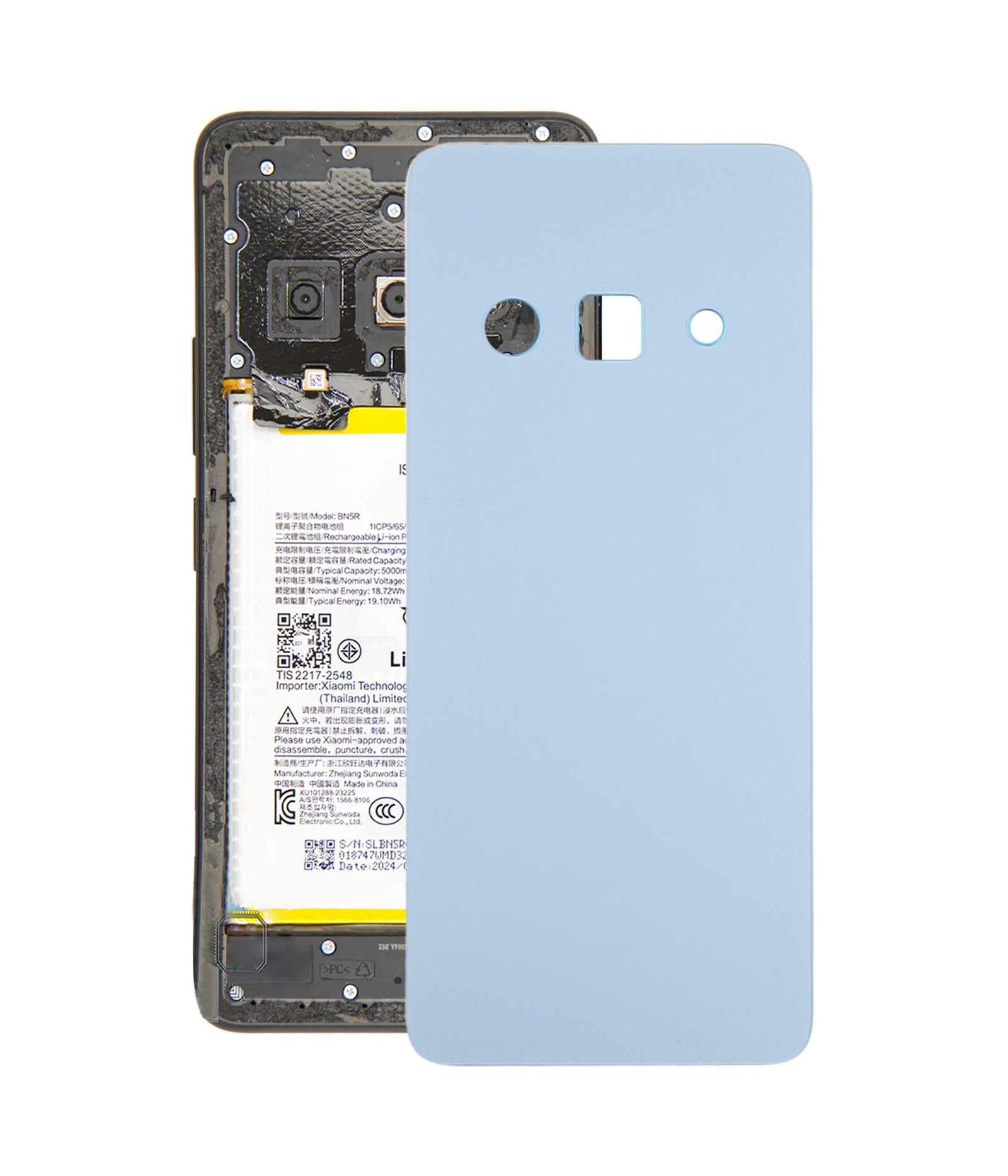 For Xiaomi Redmi A3 4G OEM Back Cover(Blue)