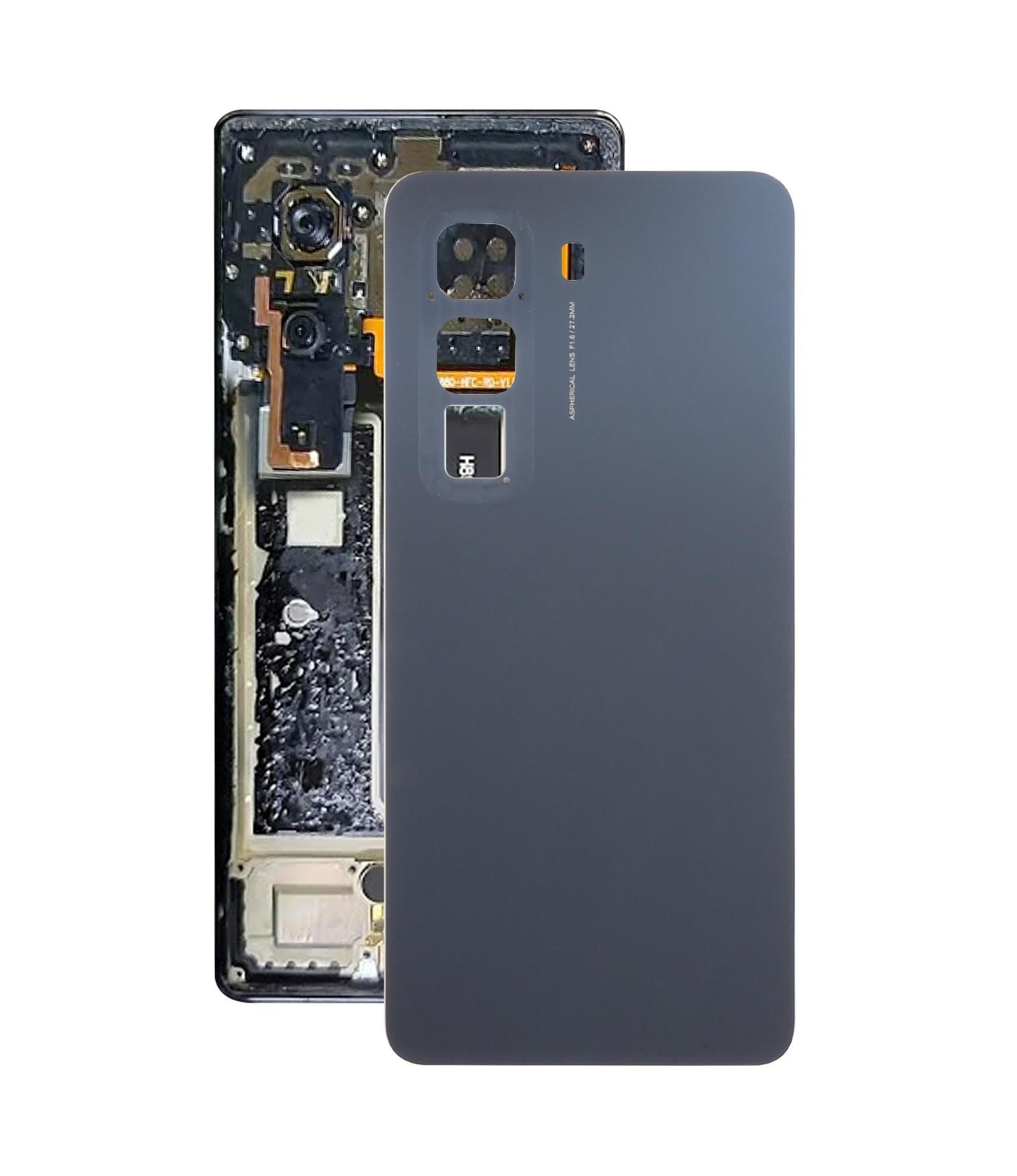 For Infinix Hot 50 4G X6882 X6882B Original Back Cover(Black)