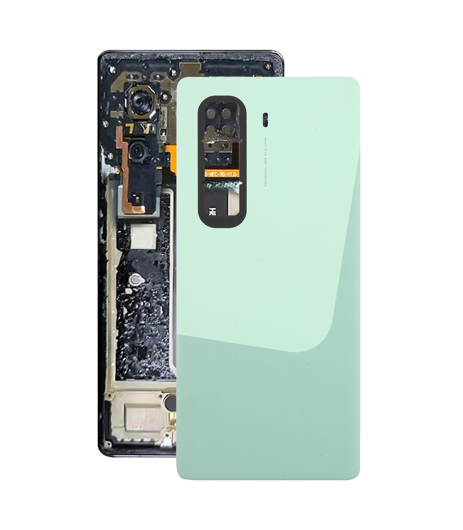 For Infinix Hot 50 Pro+ 4G X6880 Original Leather Back Cover(Green)