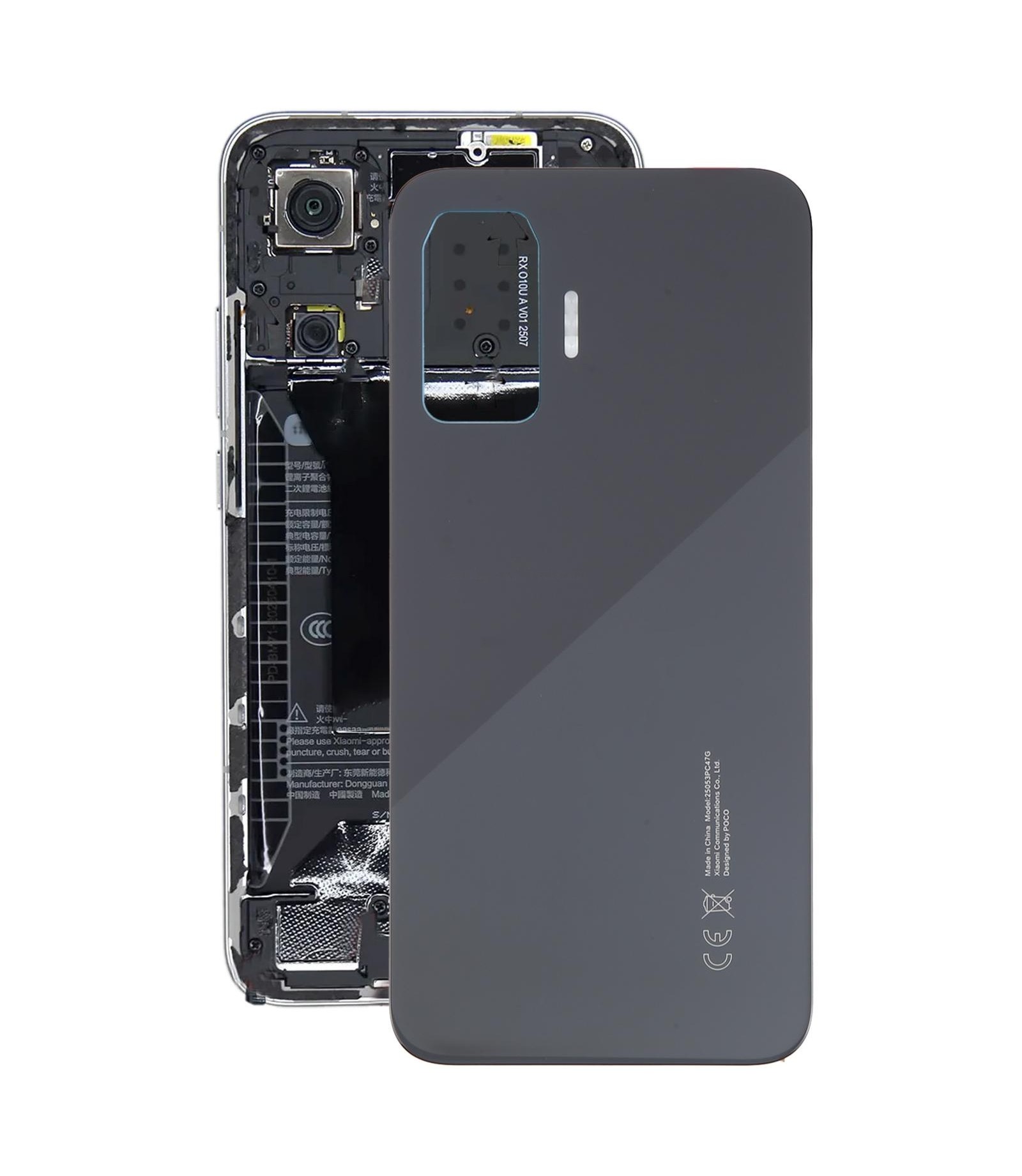 For Xiaomi Poco F7 Original Back Cover(Black)