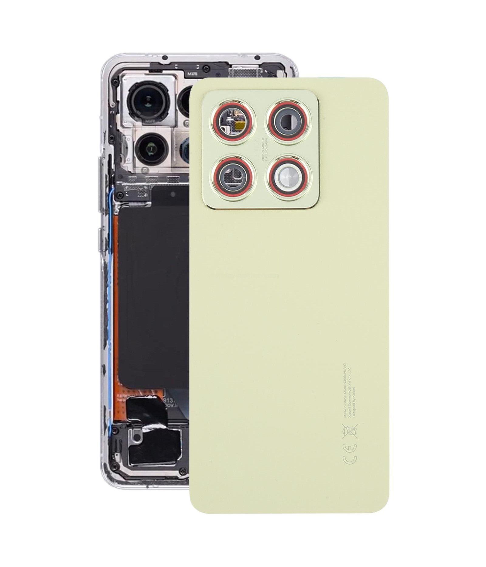 For Xiaomi 14T Original Leather Material Back Cover(Green)