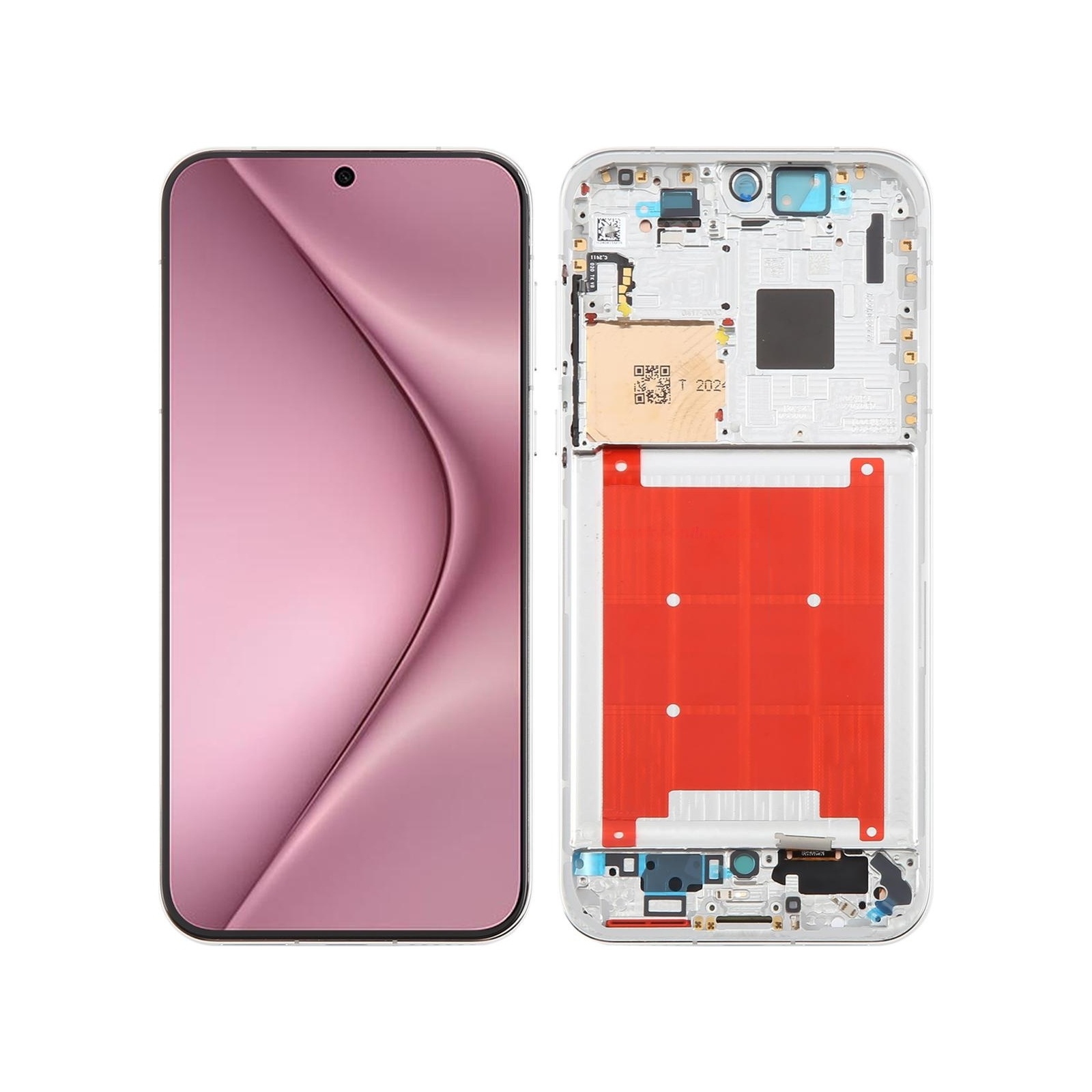 For Huawei Pura 70 Original LCD Screen Digitizer Full Assembly with Frame (Gold)