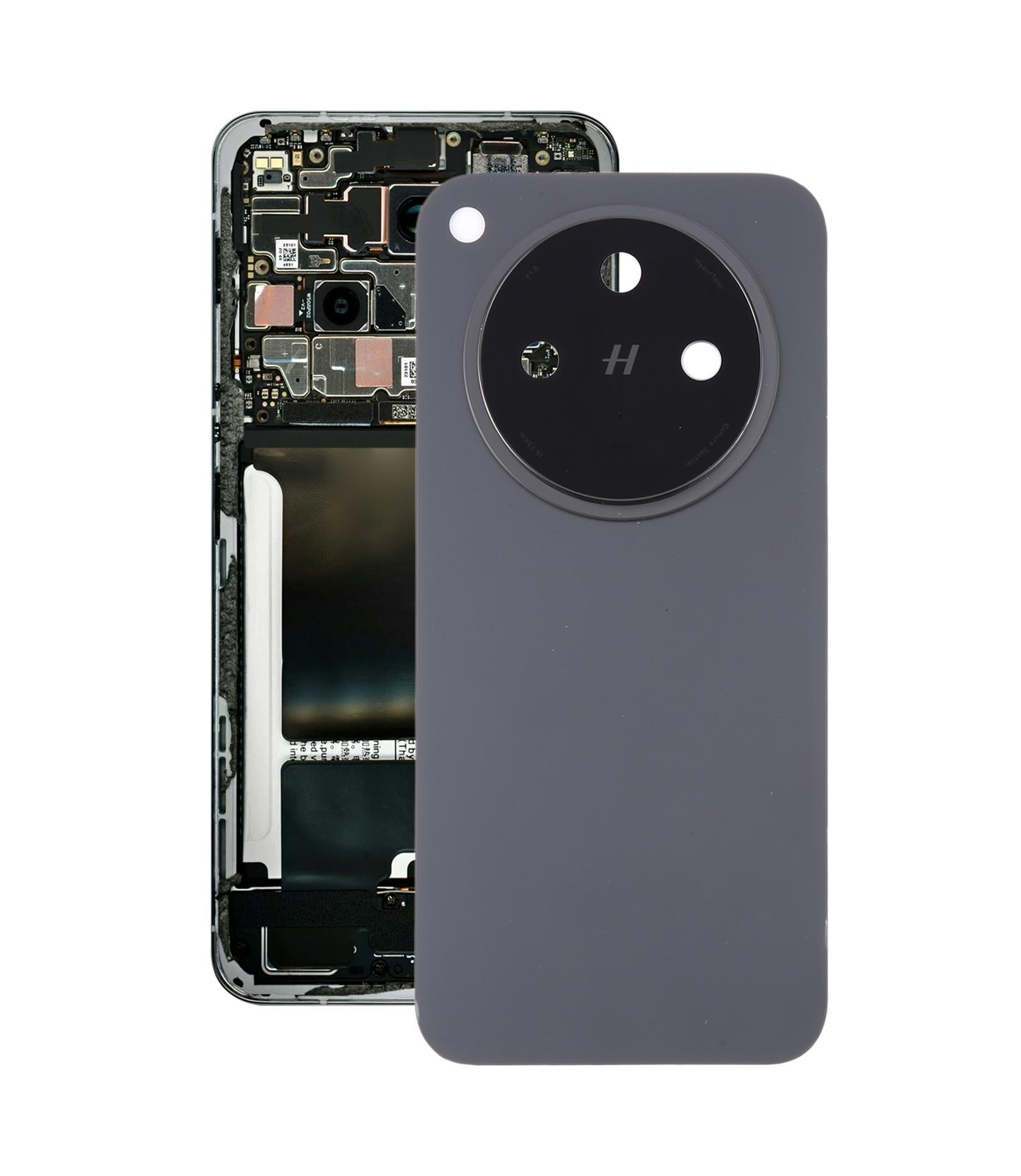For OPPO Find X8 CPH2651 Original Back Cover with Camera Lens Cover(Black)