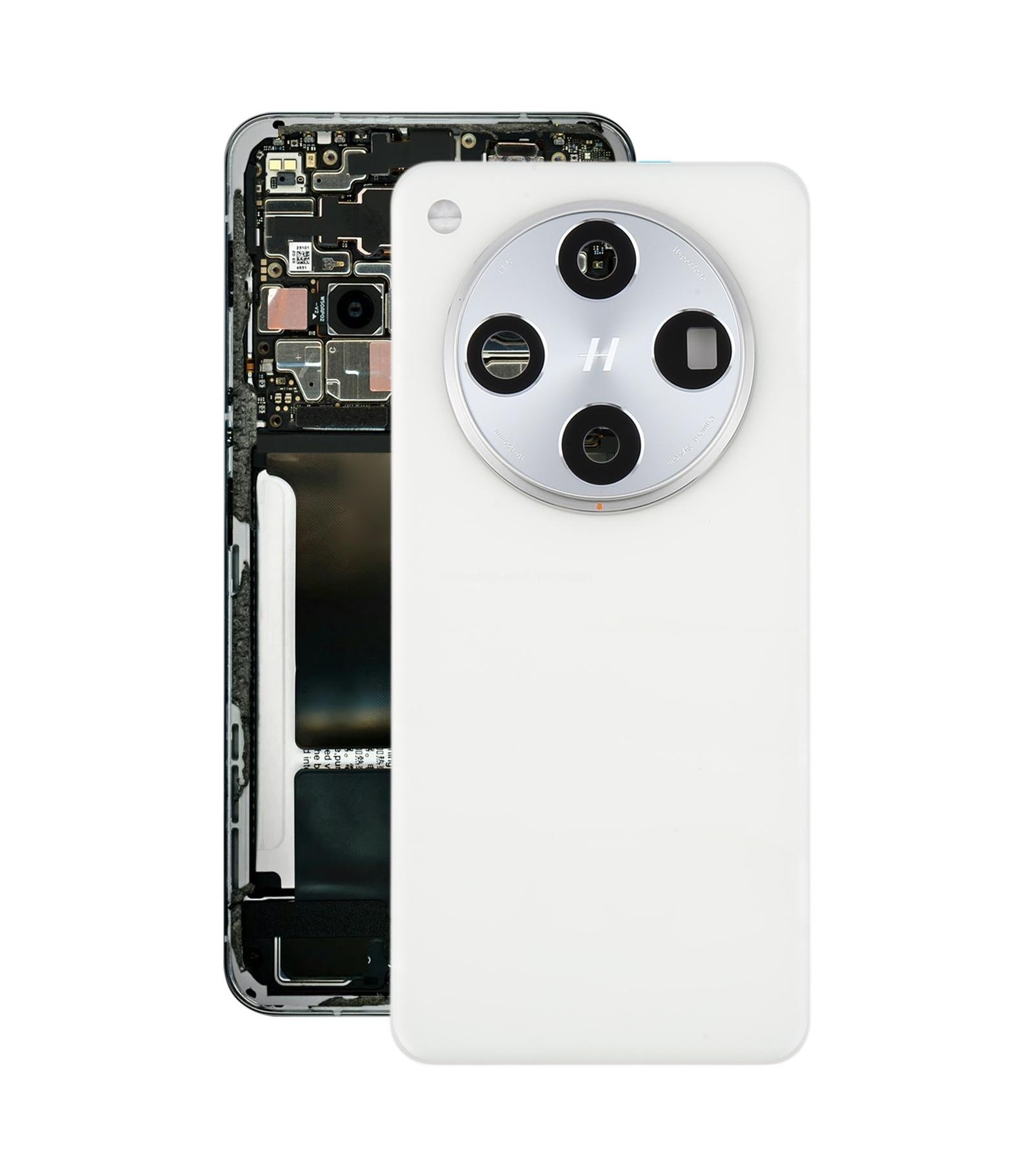 For OPPO Find X8 Pro CPH2659 Original Back Cover with Camera Lens Cover(White)