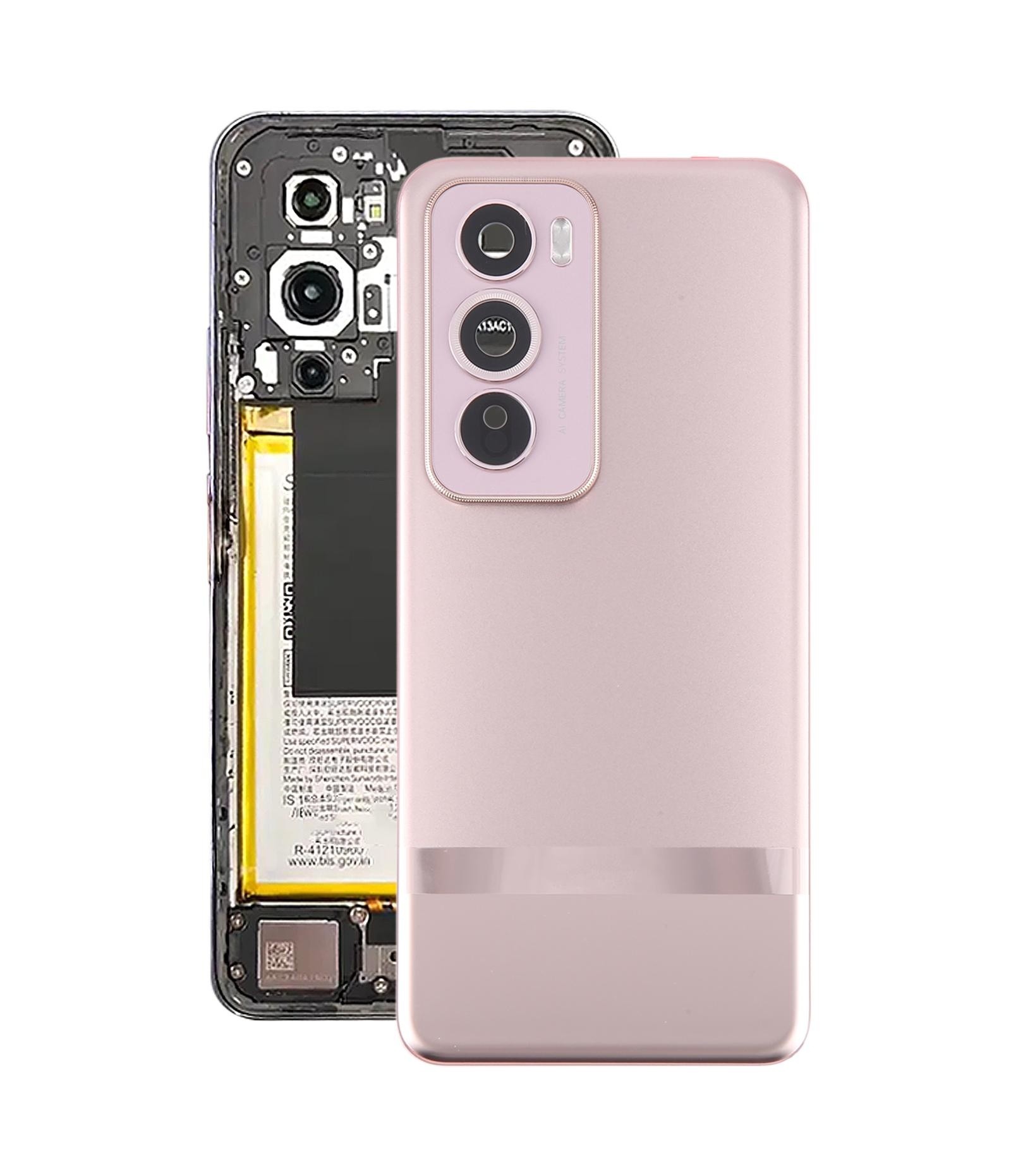 For OPPO Reno12 Pro 5G CPH2629 Original Back Cover with Camera Lens Cover(Gold)