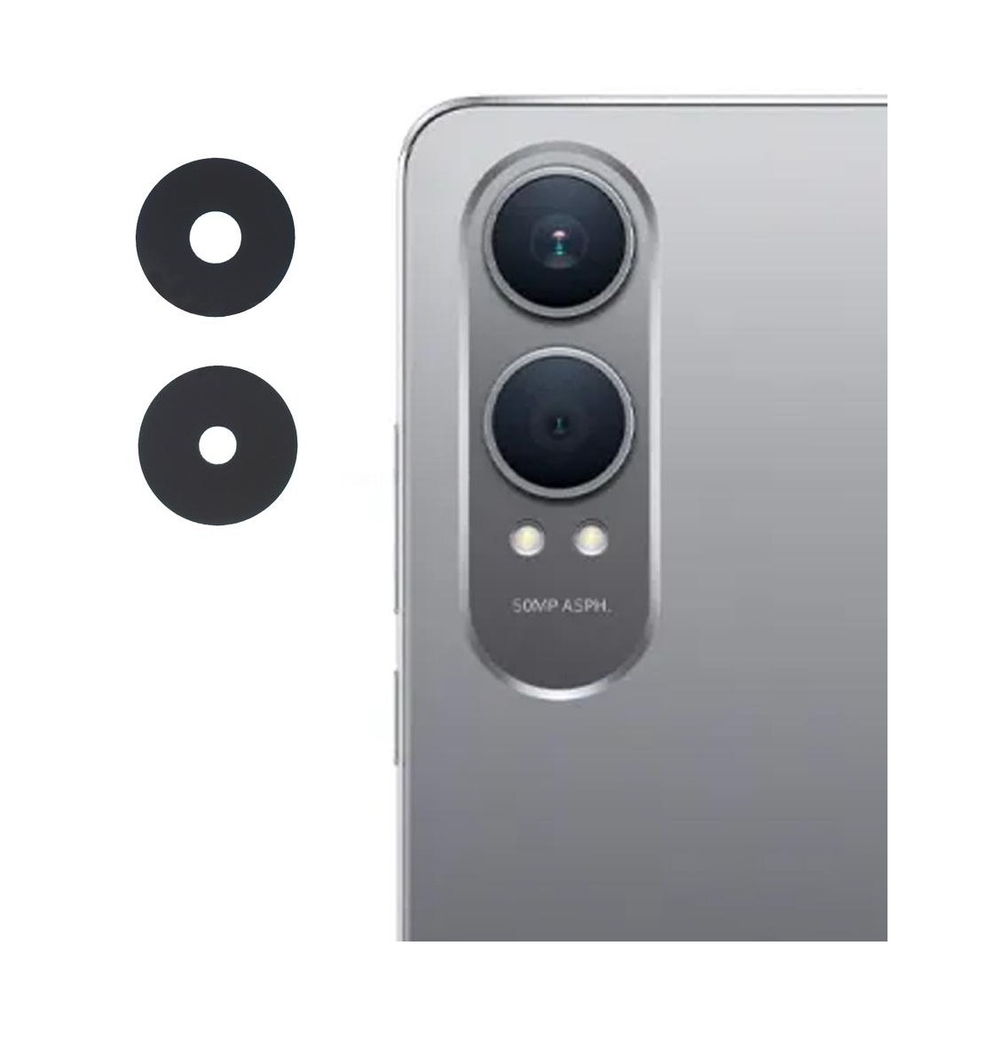 For OnePlus Nord CE4 Lite Back Camera Lens Set
