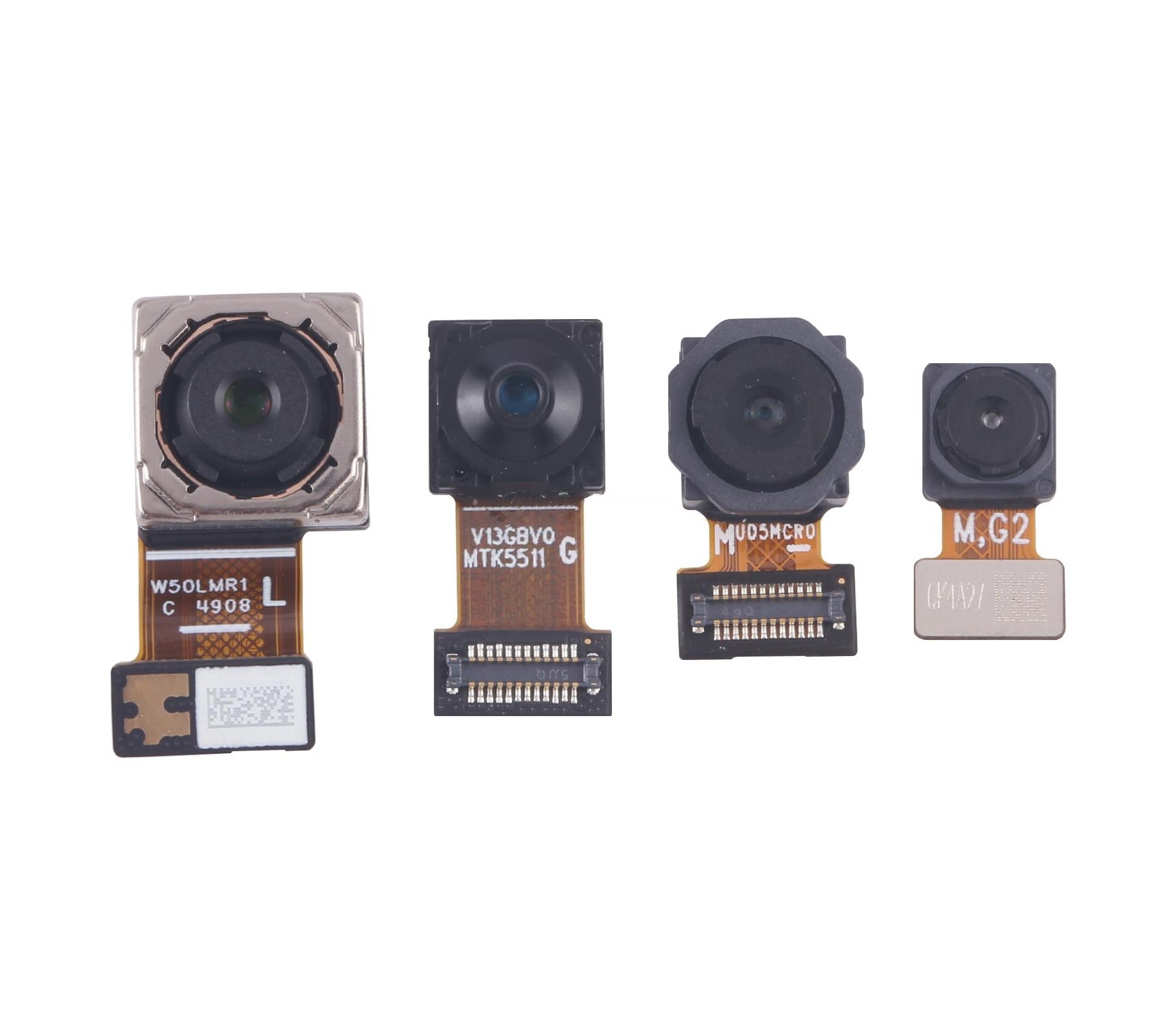 For Samsung Galaxy A16 5G SM-A166B Original Camera Set (Macro + Wide + Main Camera + Front Camera)