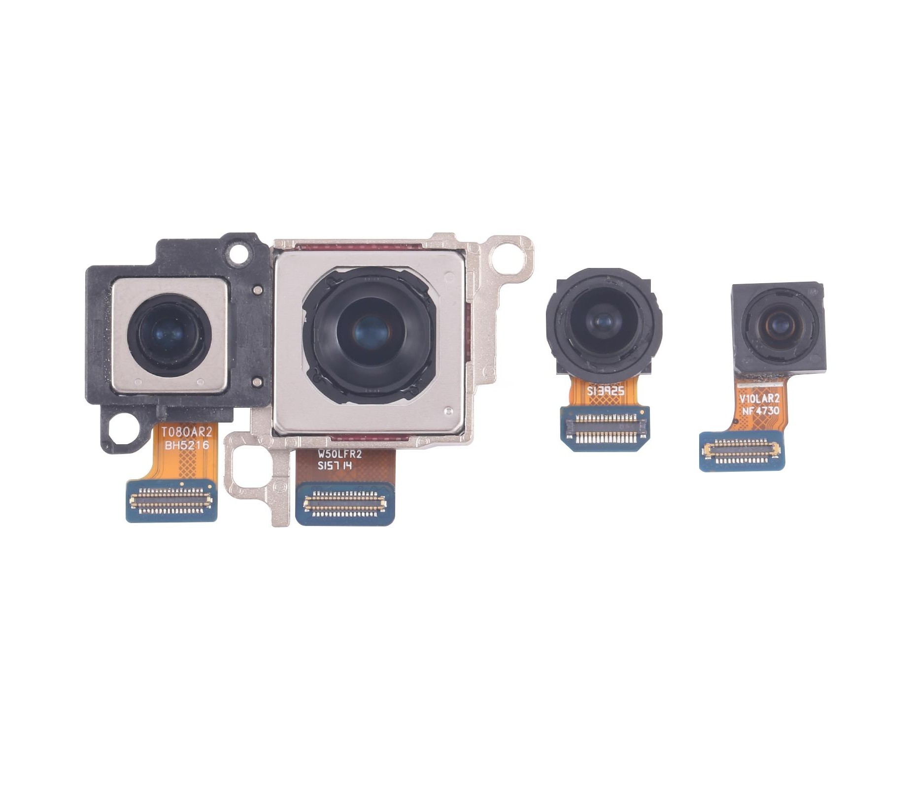 For Samsung Galaxy S24 FE SM-S721B Original Camera Set (Telephoto + Wide + Back Main Camera + Front Camera)
