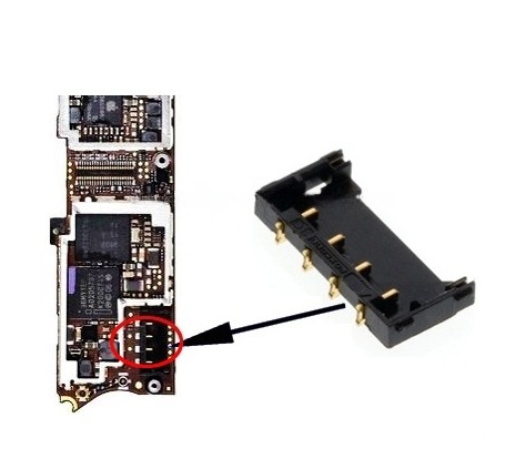 Battery Connector for iPhone 4(Black)
