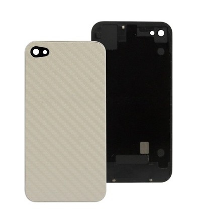 Belge Carbon Skin Style Back Cover for iPhone 4S