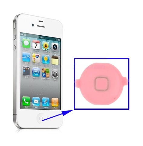 Home Button for iPhone 4S(Pink)