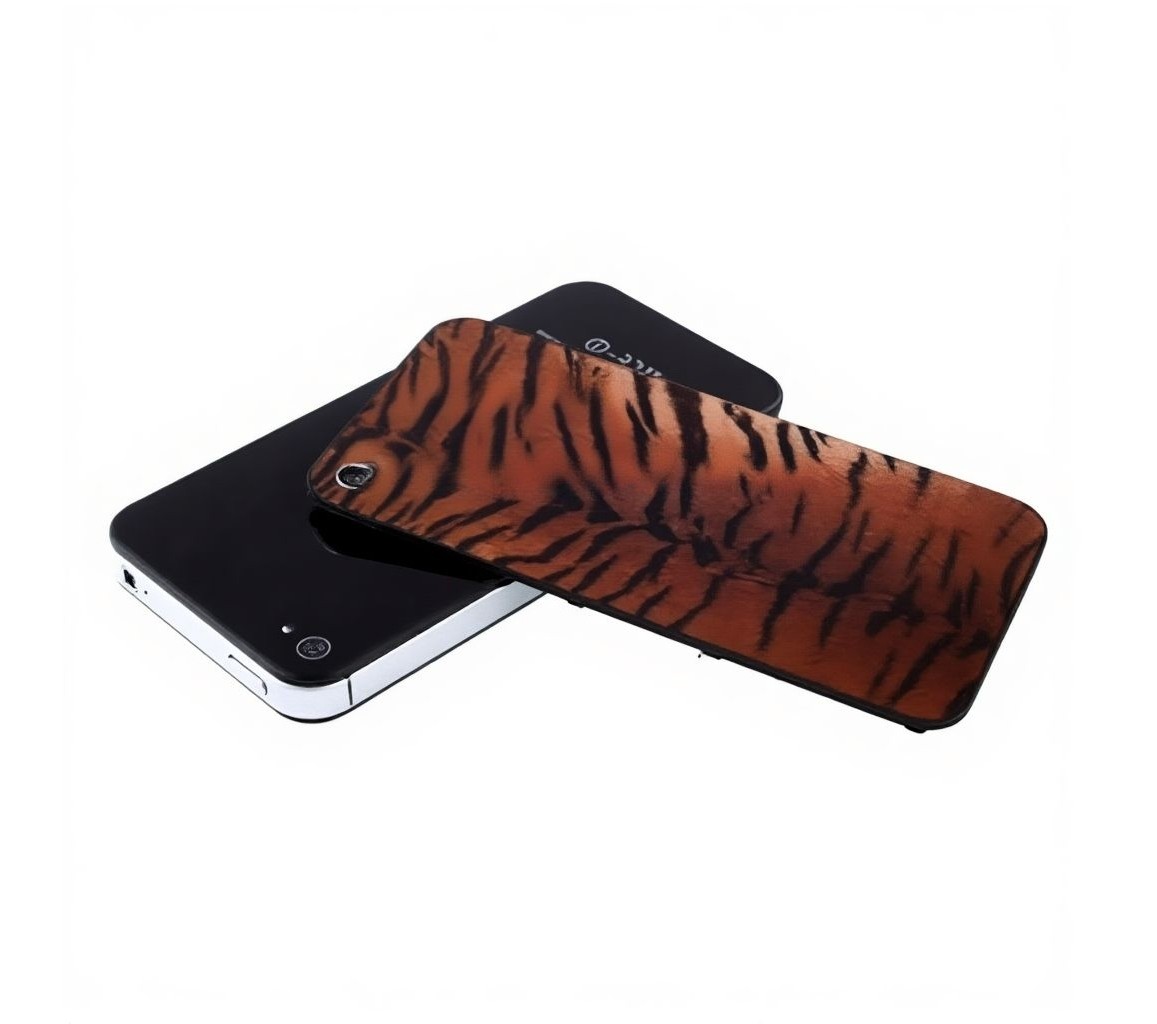 Tigrina Style Glass Back Cover for iPhone 4S