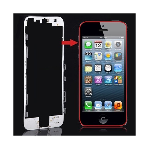 OEM Version LCD Frame for iPhone 5(White)