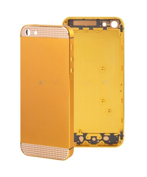 Full Housing Alloy Diamond Back Cover for iPhone 5