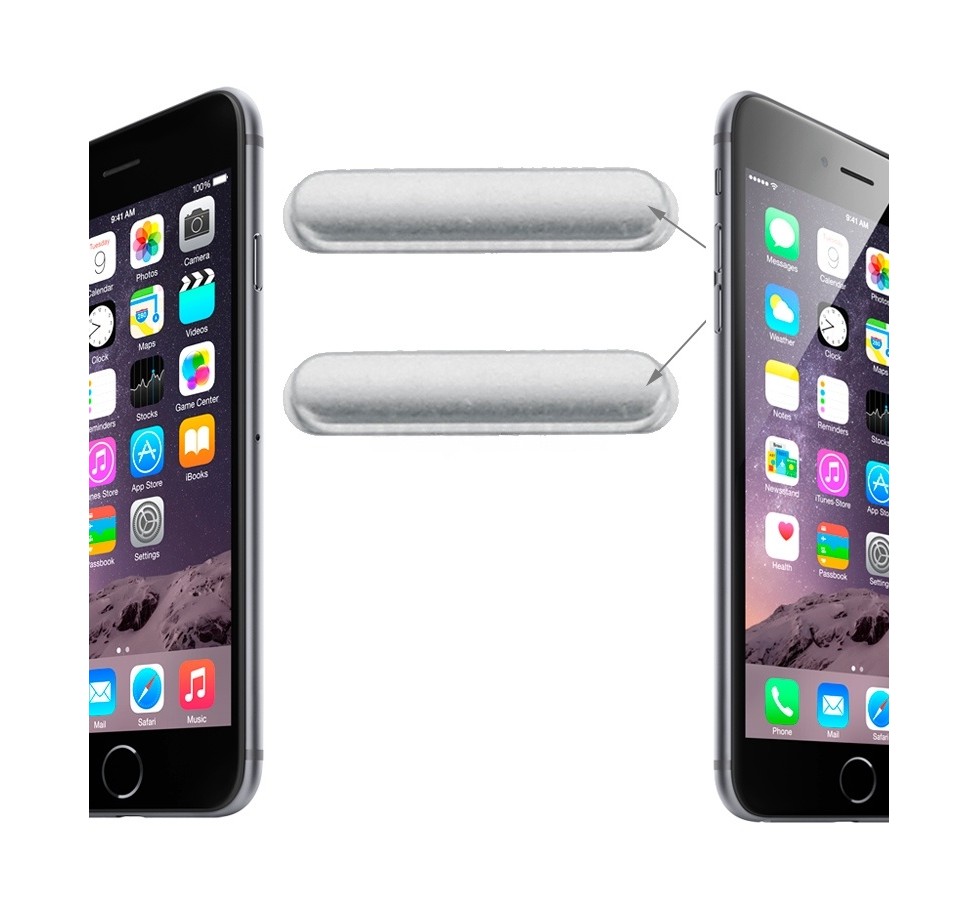 Original Volume Control Key for iPhone 6 & 6 Plus(Silver)
