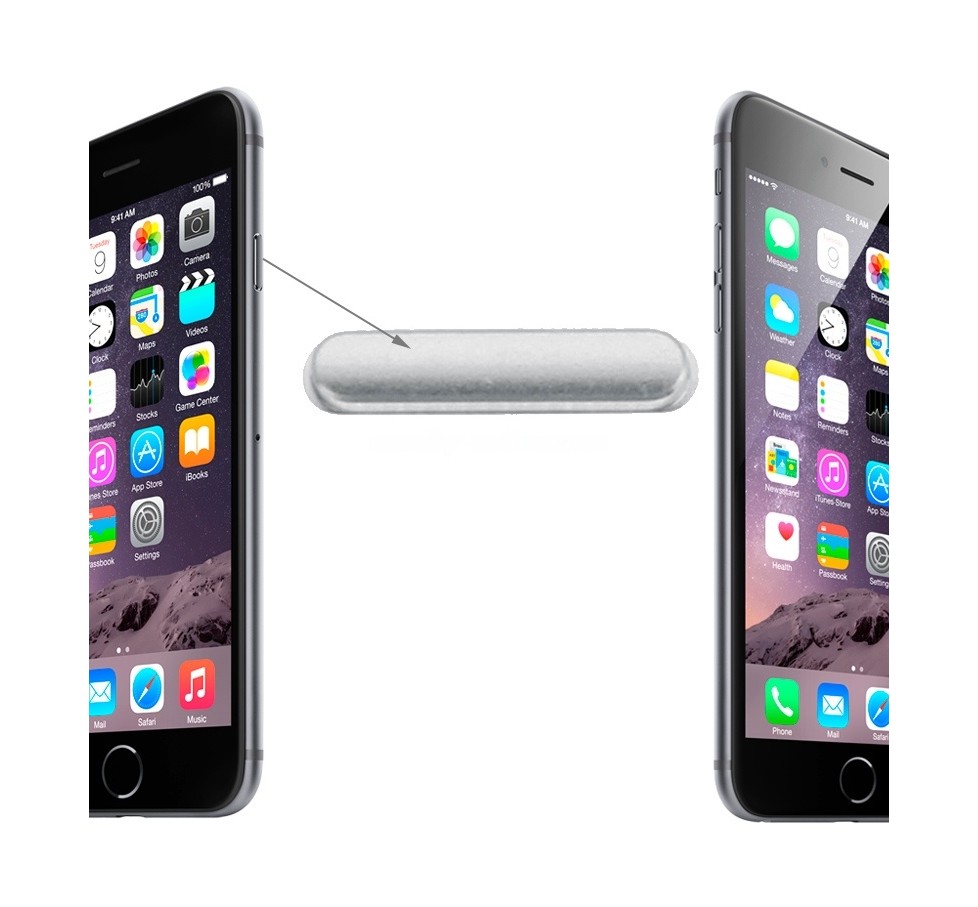 Original Power Button for iPhone 6 & 6 Plus(Silver)