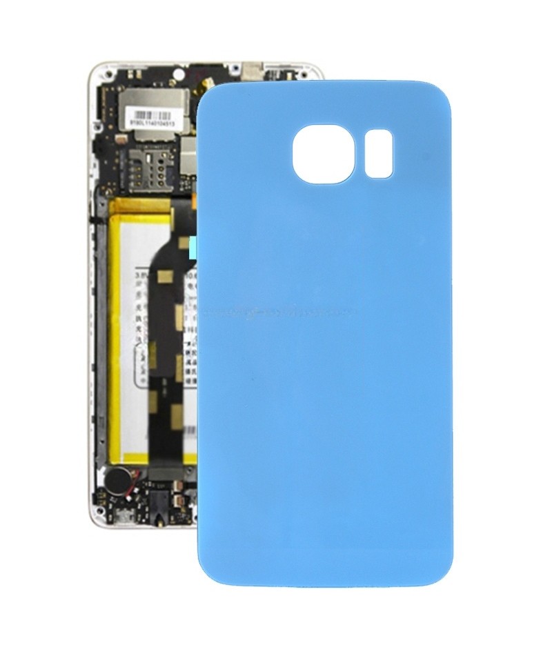 For Galaxy S6 Original Battery Back Cover (Baby Blue)
