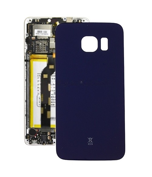 For Galaxy S6 Edge / G925 Original Battery Back Cover (Dark Blue)
