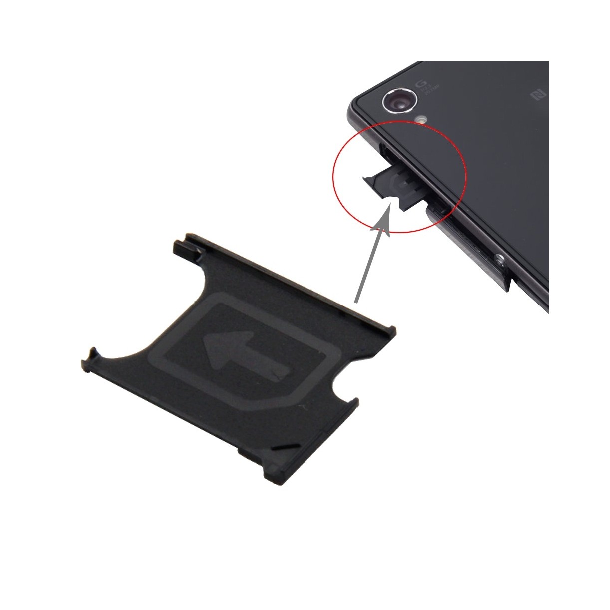 Micro SIM Card Tray for Sony Xperia Z1 / L39h