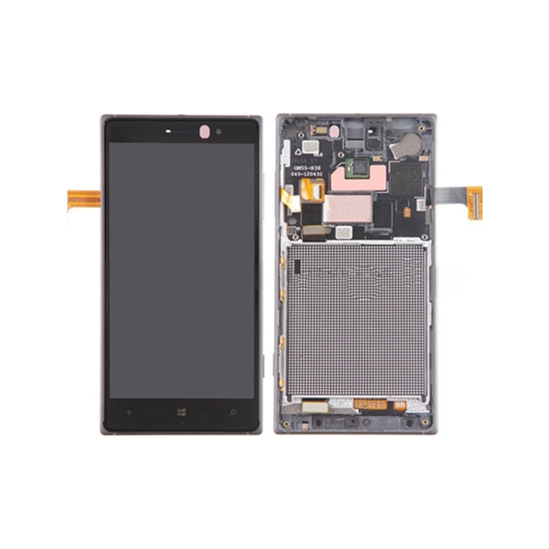 TFT LCD Screen for Nokia Lumia 830 Digitizer Full Assembly with Frame (Black)