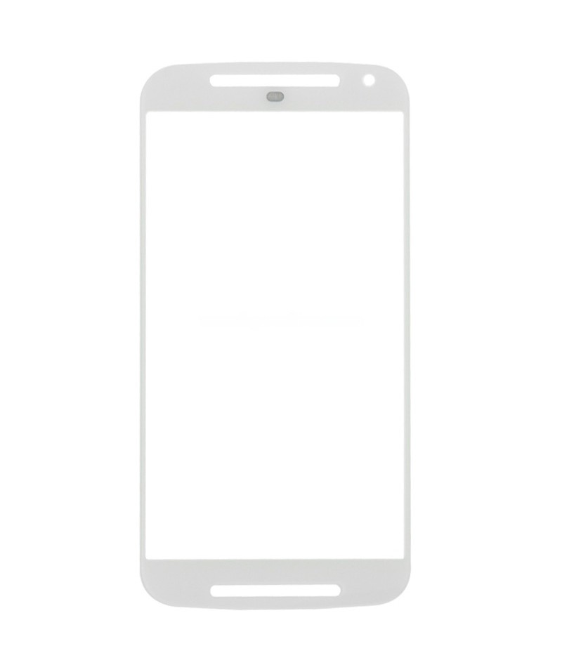 Front Screen Outer Glass Lens for Motorola Moto G (2nd Gen) / XT1063(White)