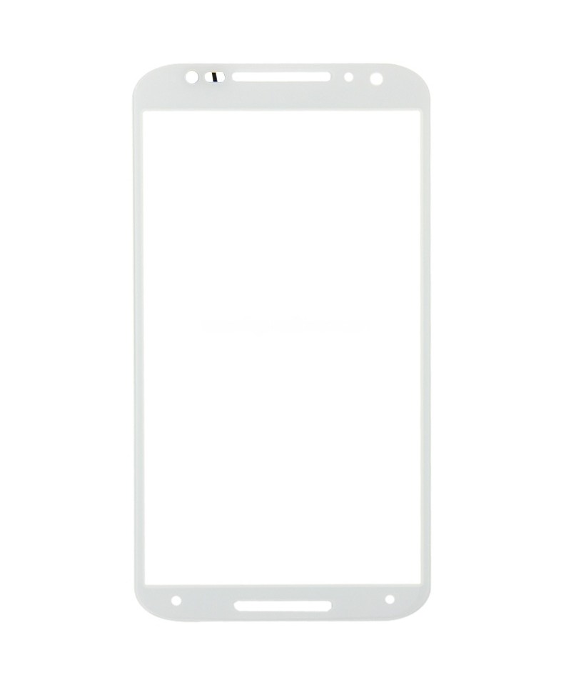 Front Screen Outer Glass Lens for Motorola Moto X (2nd Gen) / XT1095(White)