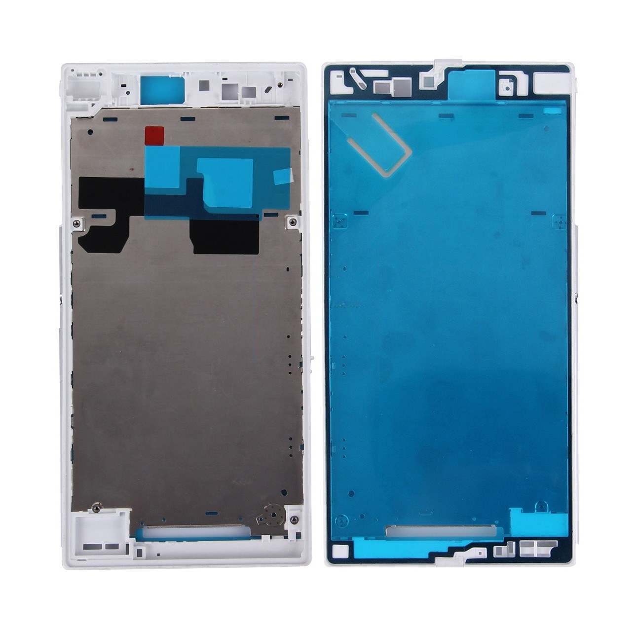 Front Housing LCD Frame Bezel Plate for Sony Xperia Z Ultra / XL39h / C6802(White)