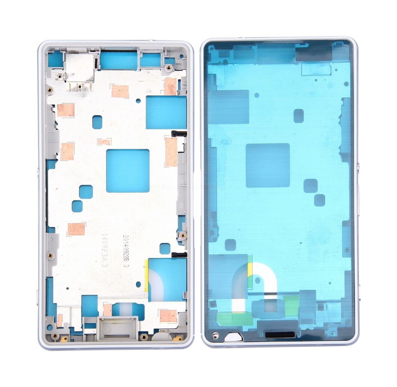 Front Housing LCD Frame Bezel Plate for Sony Xperia Z3 Compact / D5803 / D5833(White)