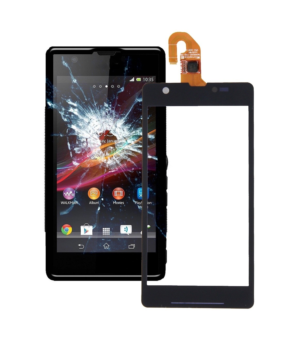 Touch Panel for Sony Xperia ZR / M36h / C5502