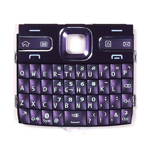 Mobile Phone Keypads Housing with Menu Buttons / Press Keys for Nokia E72(Purple)