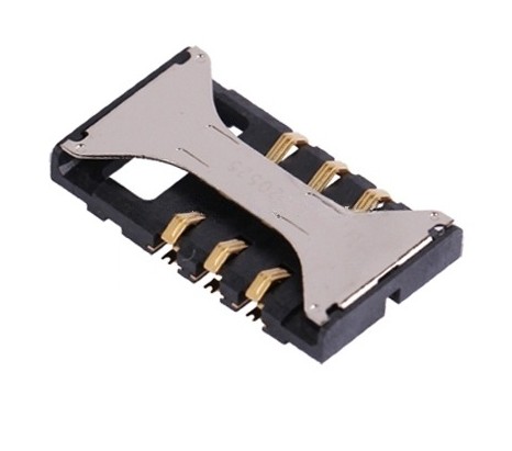 For Galaxy Ace S5830 / S8300 / S5670 / i900 / S6700c Original SIM Card Slot + SIM Card Connector