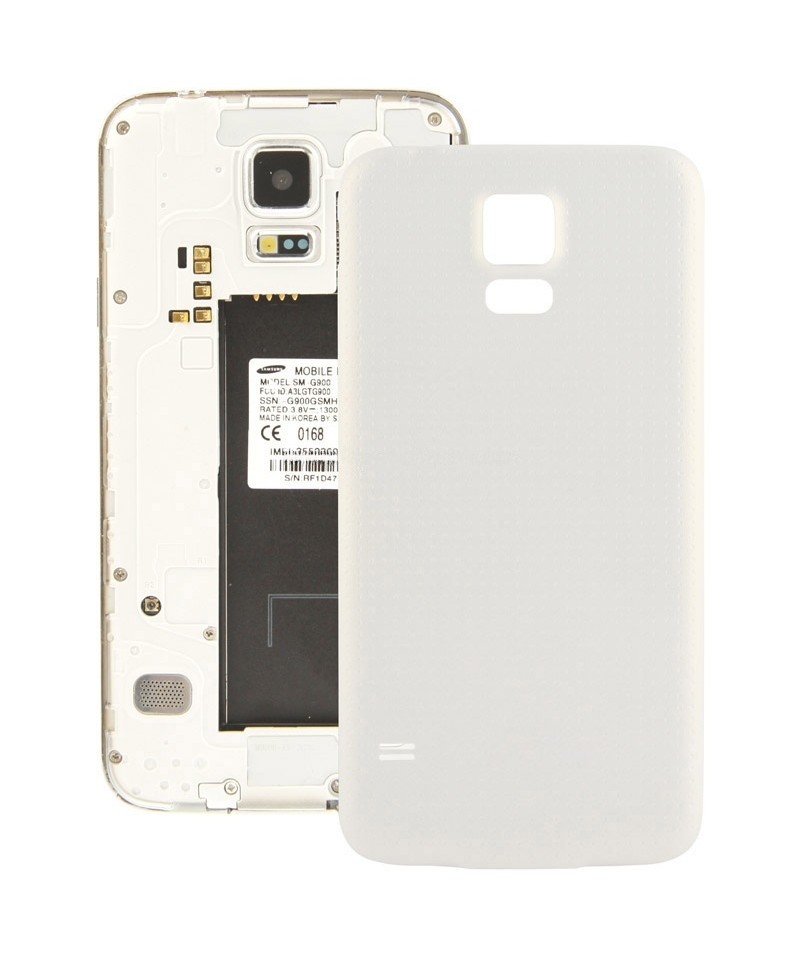 For Galaxy S5 / G900 OEM Version Back Cover (White)