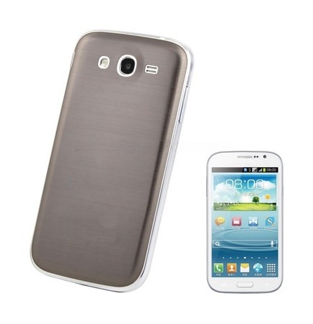 For Galaxy Grand Duos / i9082 / i9080 Metallic Brushed + Plastic Material Battery Cover