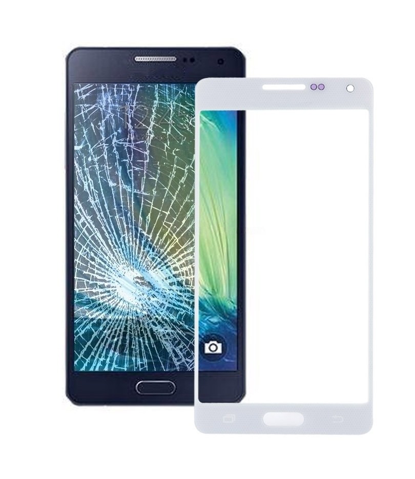 For Galaxy A5 / A500 Original Front Screen Outer Glass Lens (White)