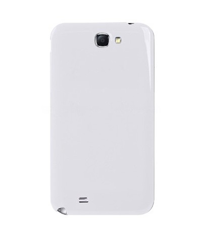 For Galaxy Note II / N7100 Original Plastic Back Cover with NFC (White)