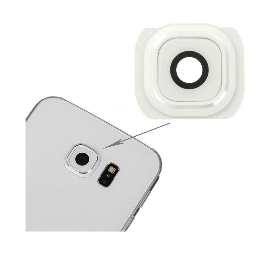 For Galaxy S6 Original Back Camera Lens Cover (White)