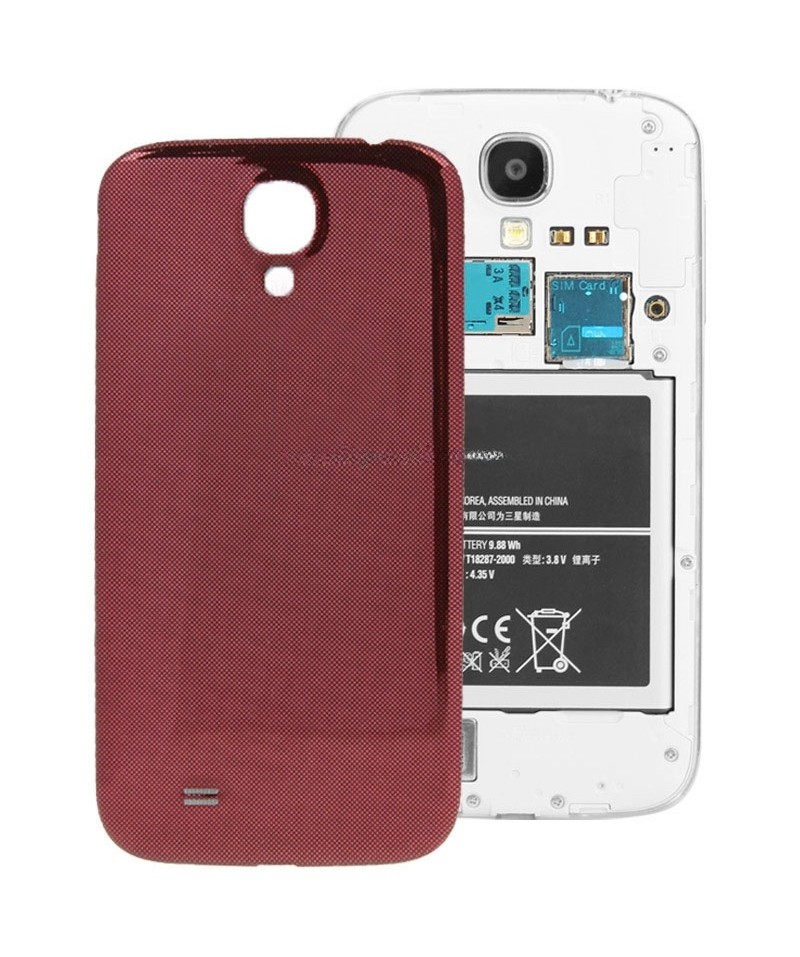 For Galaxy S IV / i9500 Original Back Cover (Scarlet Red)
