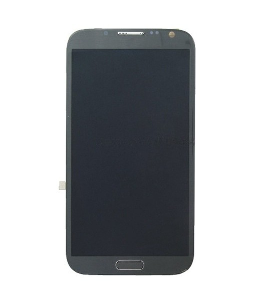 Original LCD Display + Touch Panel with Frame for Galaxy Note II / N7100(Grey)
