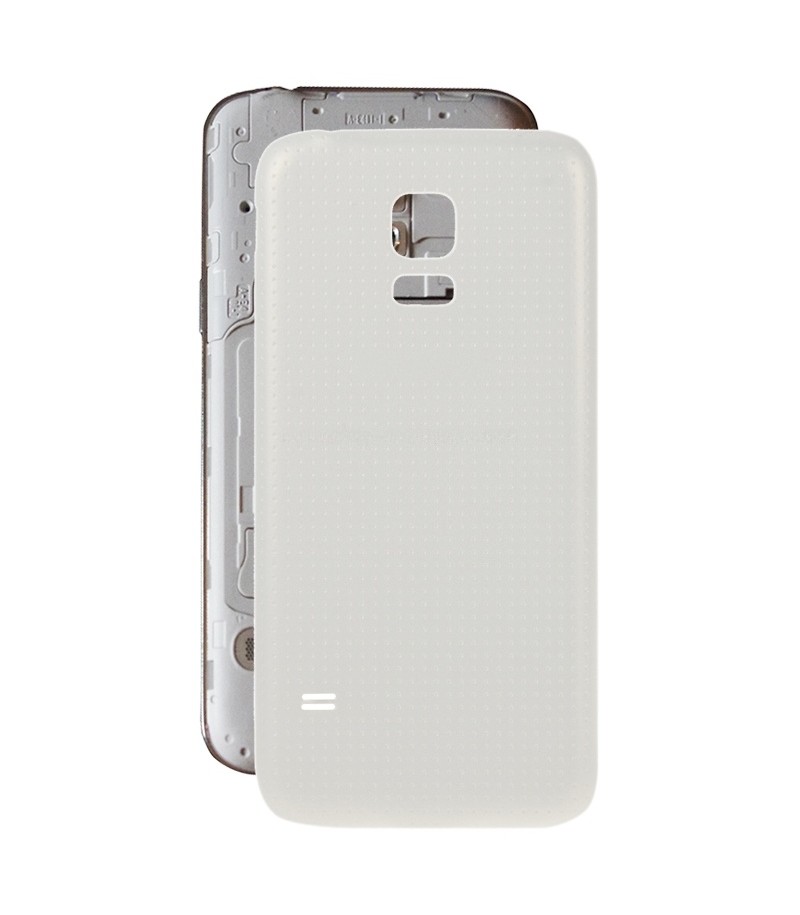 For Galaxy S5 Mini / G800 Dot Texture Back Housing Cover (White)