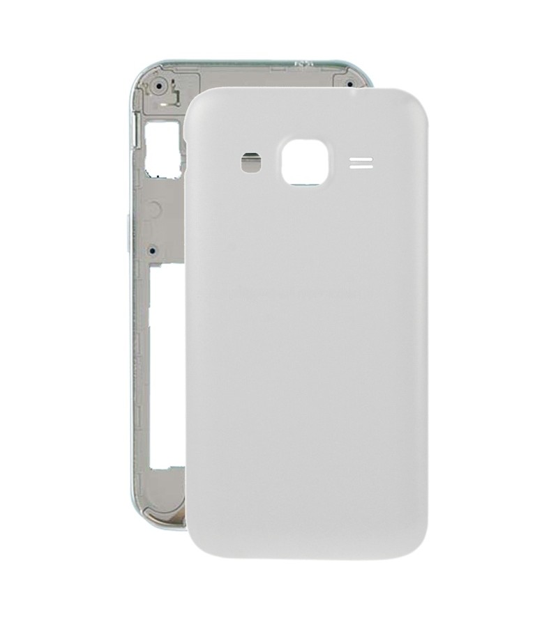 For Galaxy Core Prime / G360 Smooth Surface Back Housing Cover (White)