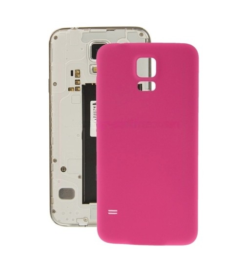 For Galaxy S5 / G900 Anti-scratch Plastic Battery Cover (Magenta)