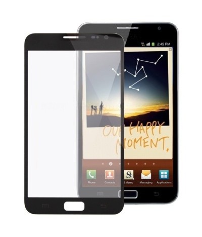 For Galaxy Note / i9220 Original Front Screen Outer Glass Lens (Black)