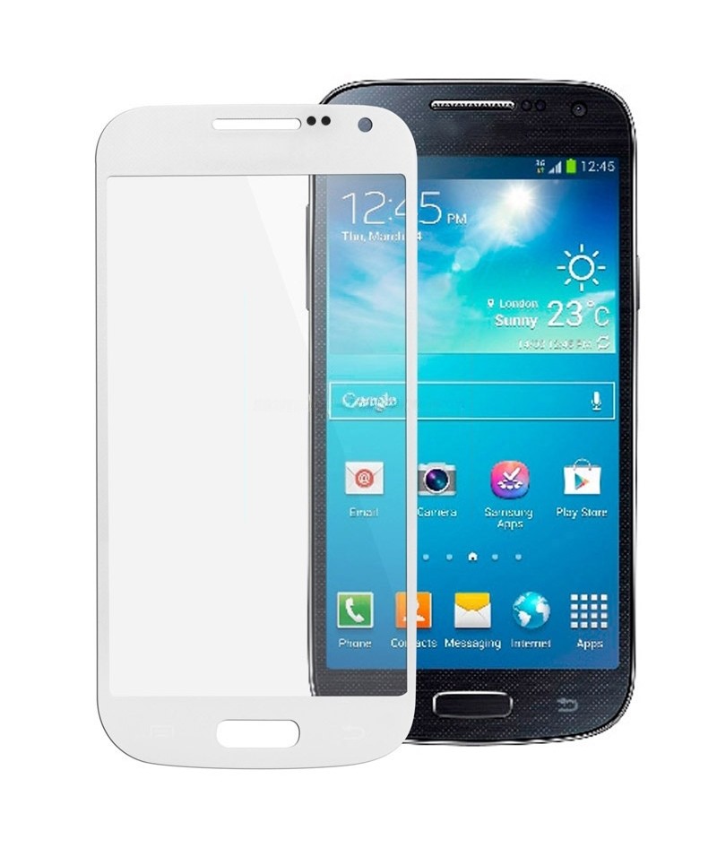 For Galaxy S IV mini / i9190 Original Front Screen Outer Glass Lens (White)