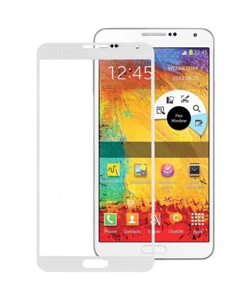 For Galaxy Note III / N9000 Original Front Screen Outer Glass Lens (White)