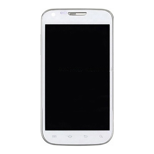 LCD Display + Touch Panel with Frame for Galaxy S II / T-mobile T989(White)