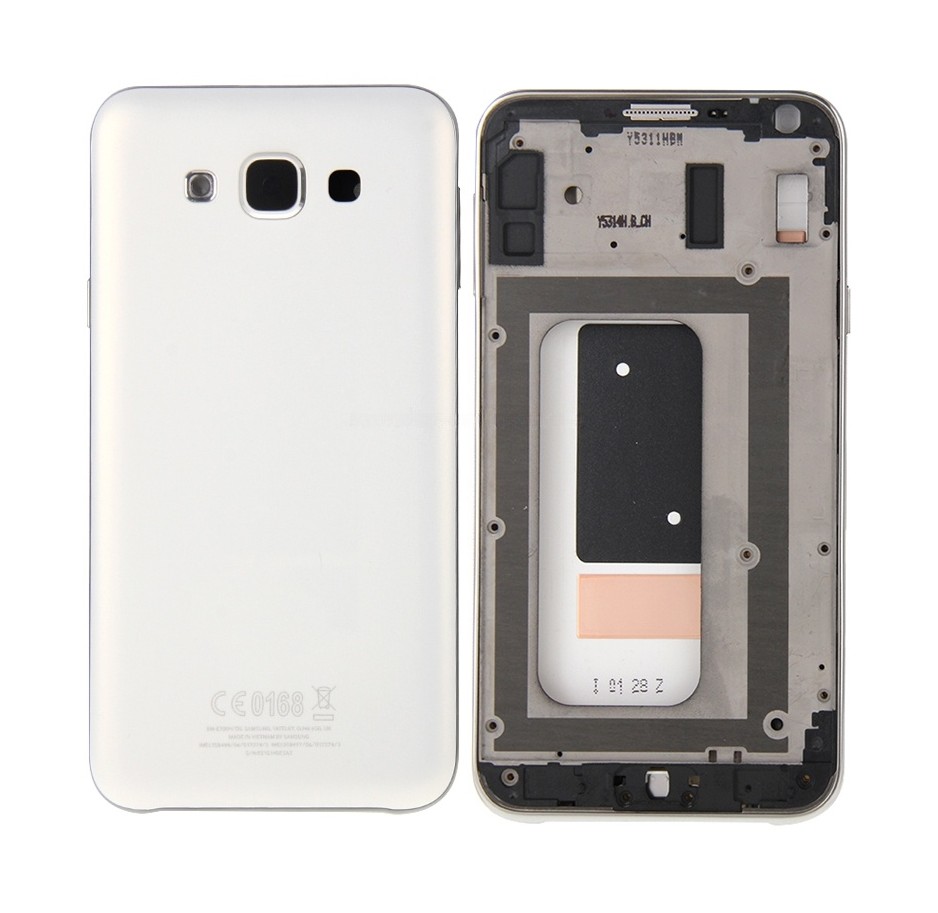 For Galaxy E7 / E700 Full Housing Cover (Front Housing LCD Frame Bezel Plate + Rear Housing )