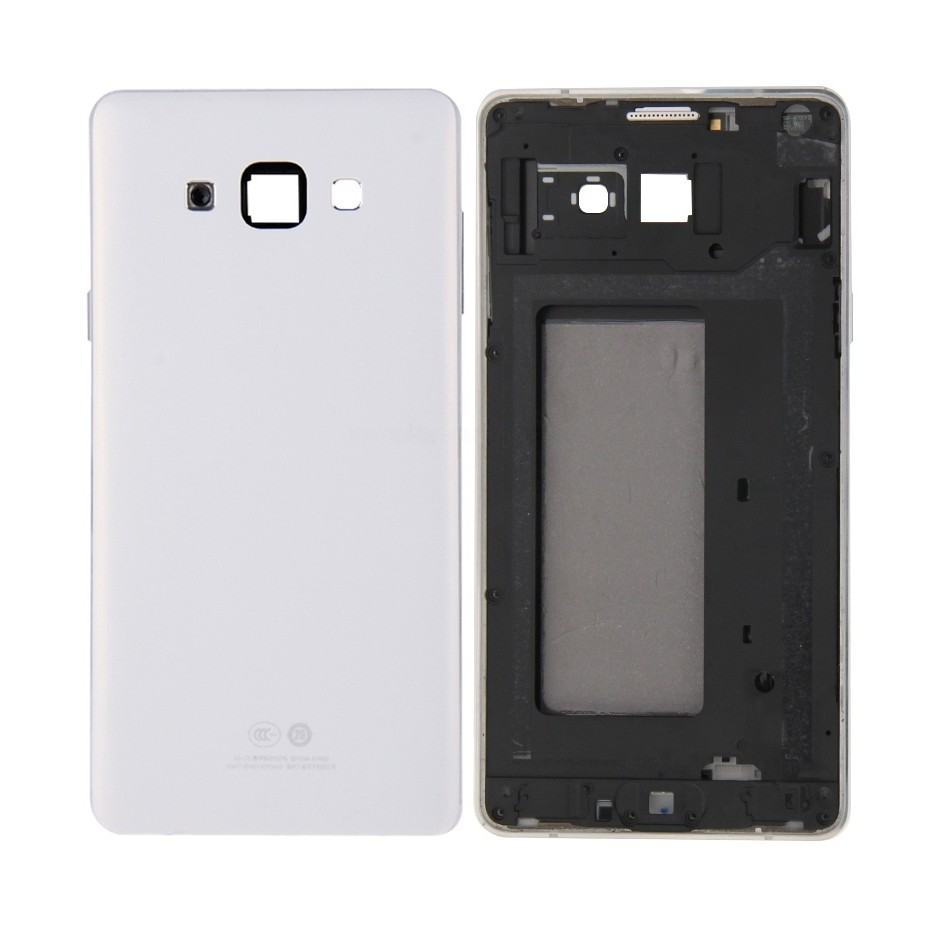 For Galaxy A7 / A700 Full Housing Cover (Front Housing LCD Frame Bezel Plate + Rear Housing ) (White)