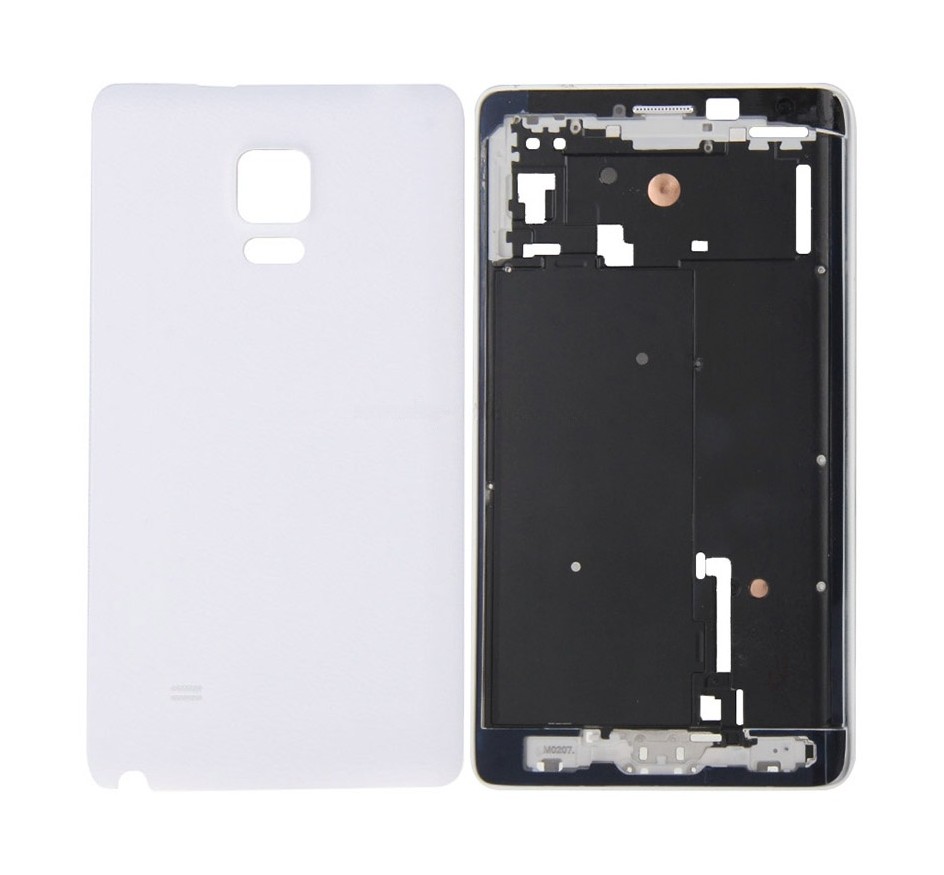For Galaxy Note Edge / N915 Full Housing Cover (Front Housing LCD Frame Bezel Plate + Battery Back Cover ) (White)
