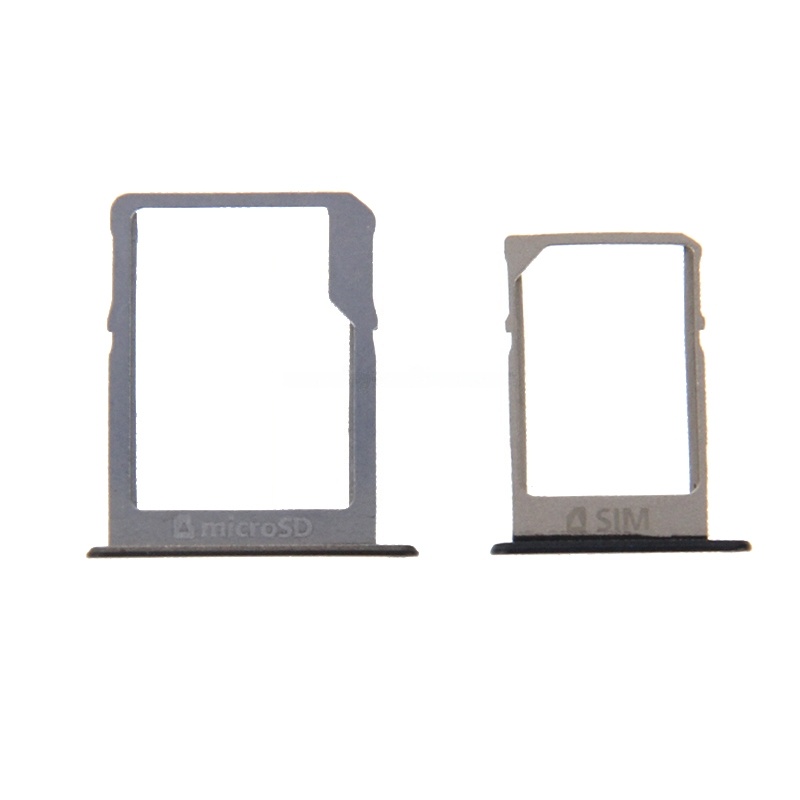 For Galaxy A3 / A300 & A5 / A500 & A7 / A700 SIM Card Tray & Micro SD Card Tray (Black)