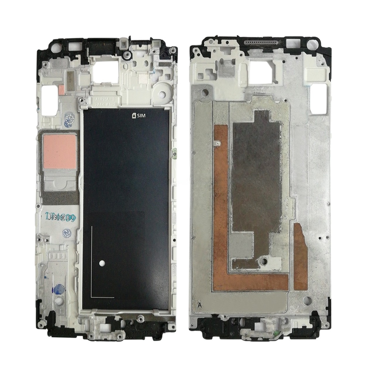 For Galaxy Alpha / G850 Front Housing LCD Frame Bezel Plate